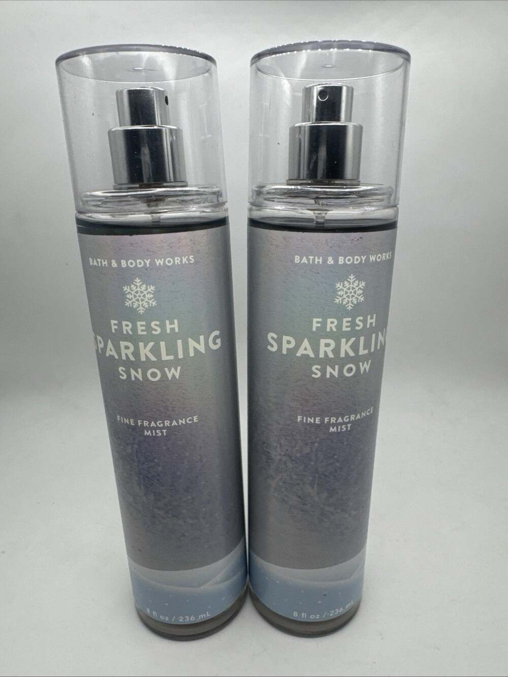 Bath & Body Works Fresh Sparkling Snow Fine Fragrance Mist 8 oz